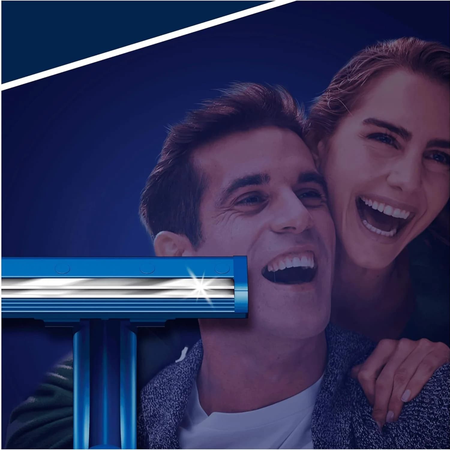 Gillette Blue II Blades Razor Fixed Head 5