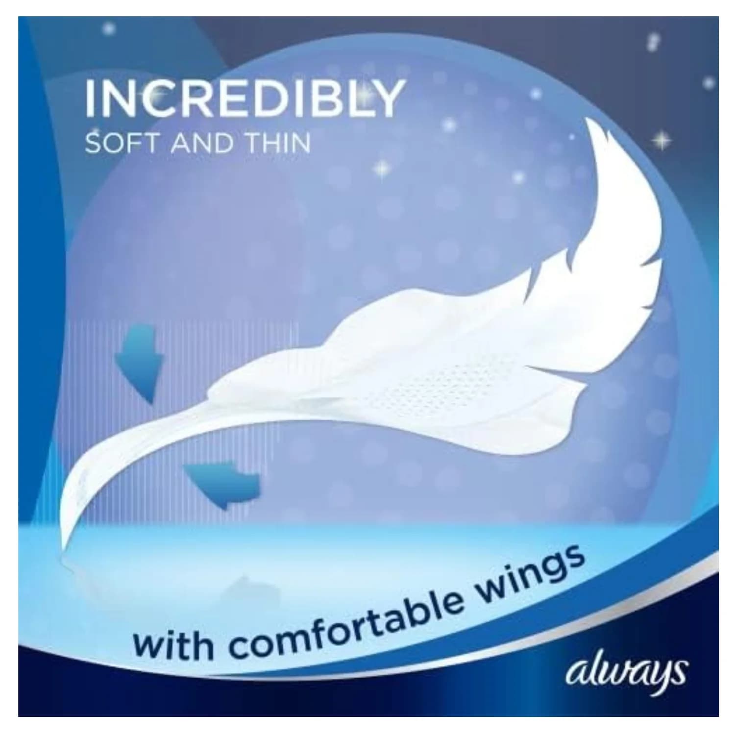 Always Infinity Flex Protect Pads Night 10 Sanitary Towels
