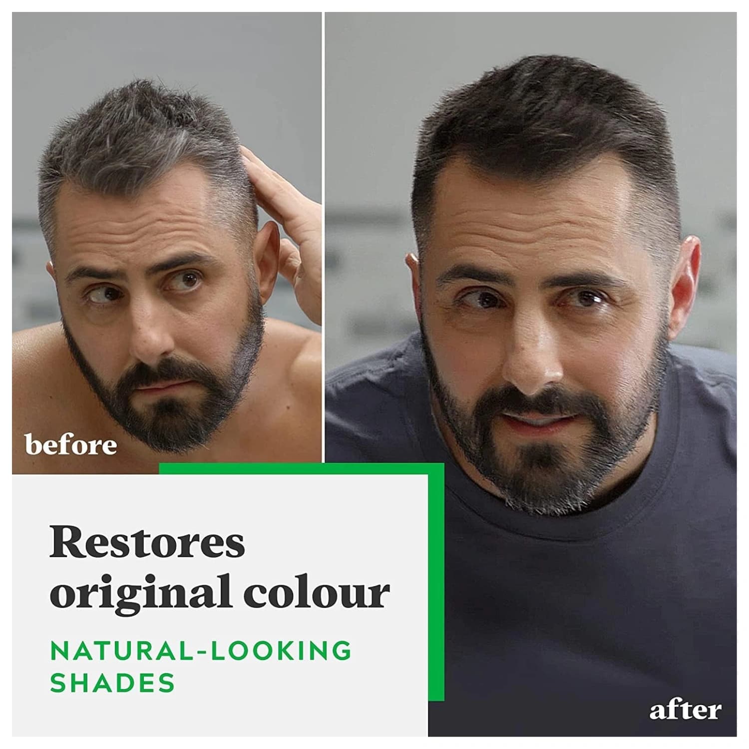 Just For Men Hair Colourant, Natural Dark Brown Black