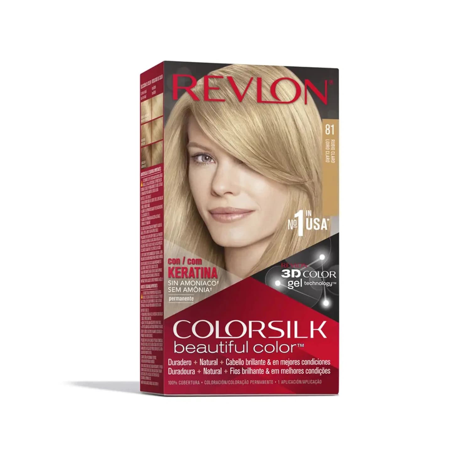 Colorsilk Beautiful Color Permanent Hair Color 81 Light Blonde
