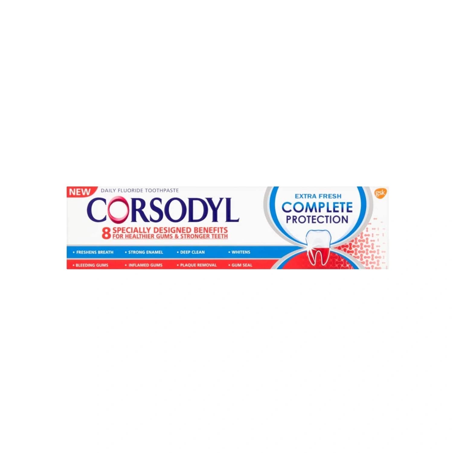 4x Corsodyl Daily Gum Care Original Toothpaste 75ml