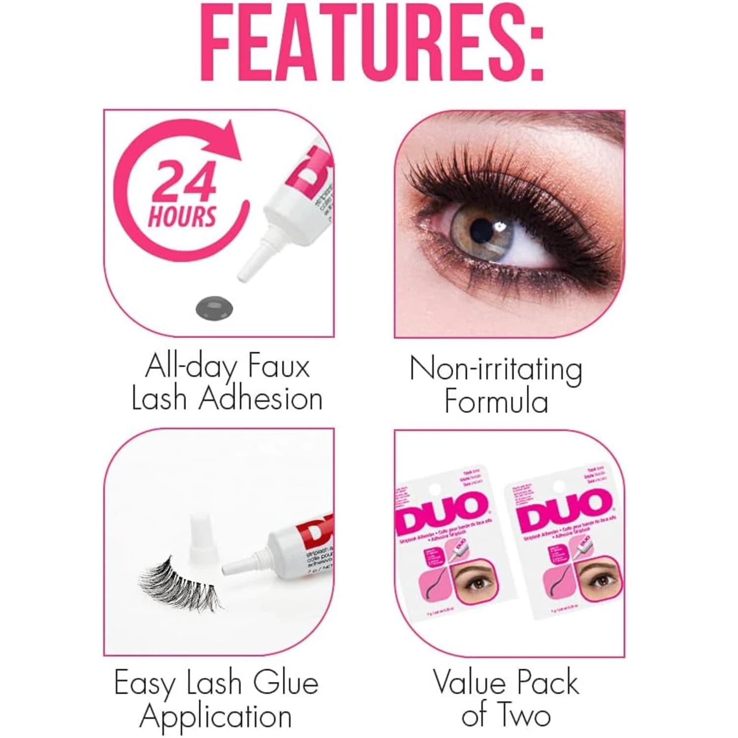 Duo Water Proof Eyelash Adhesive Dark Tone 7g