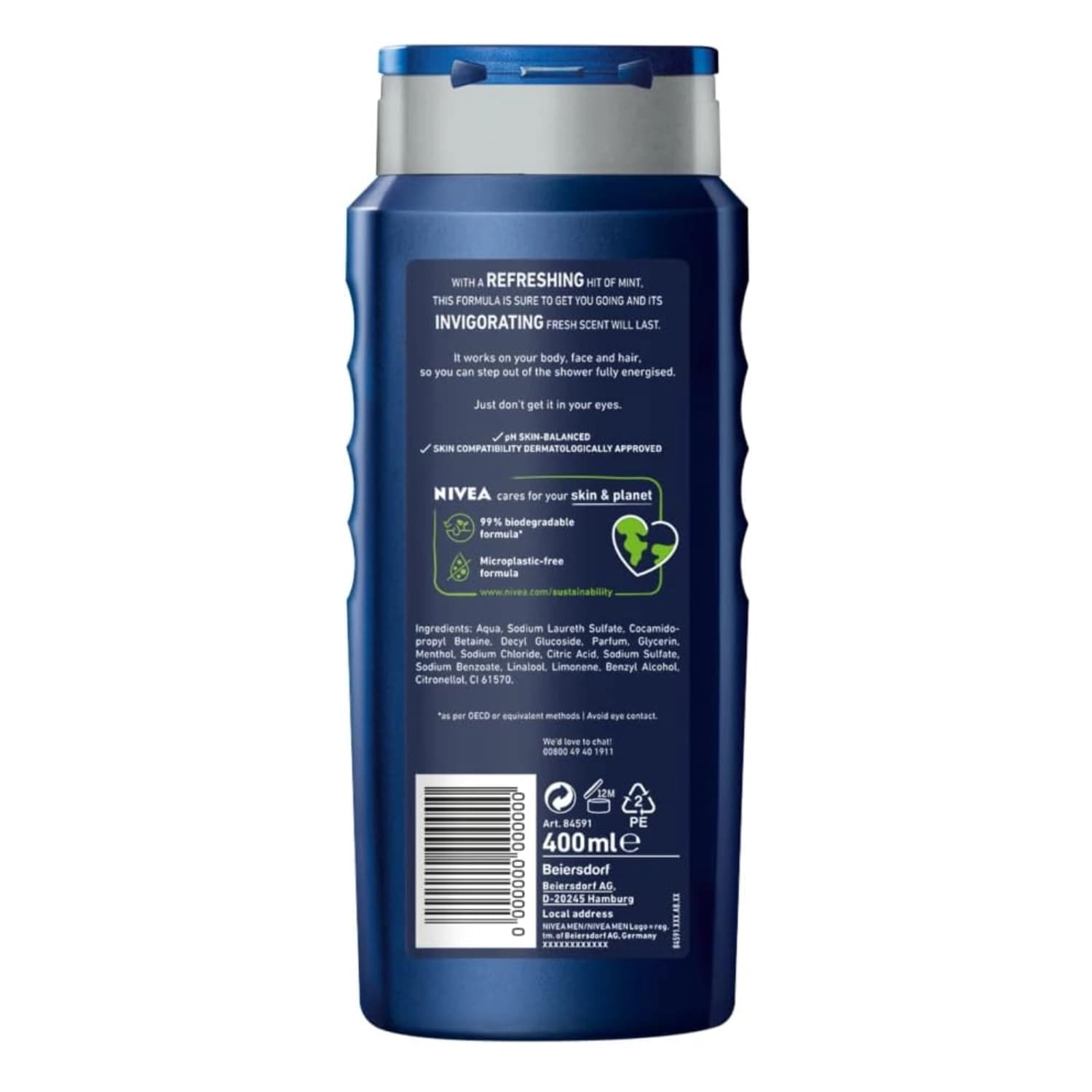 Nivea for Men Energy Shower Gel 250ml