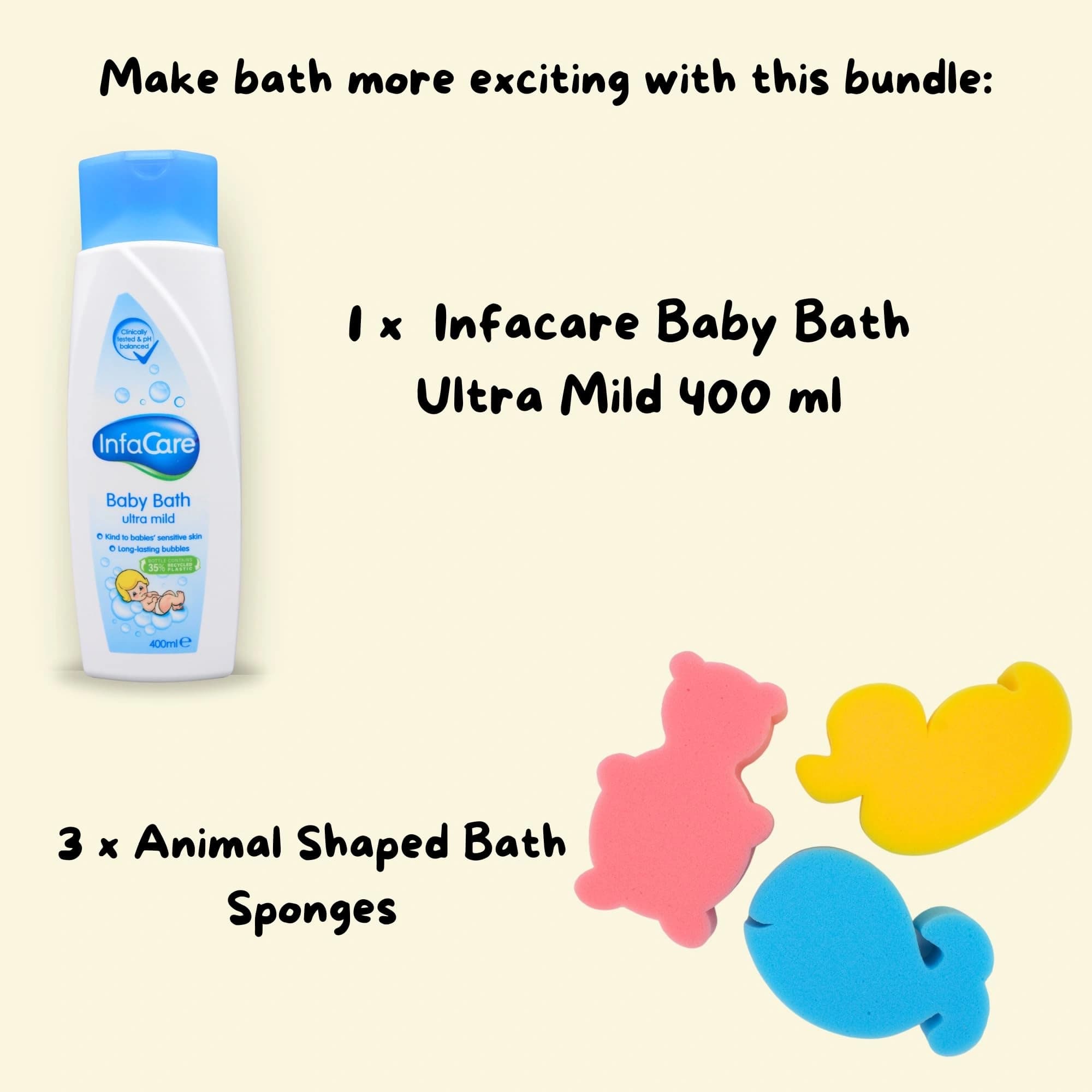 Infacare Ultra Mild Baby Bubble Bath 400ml