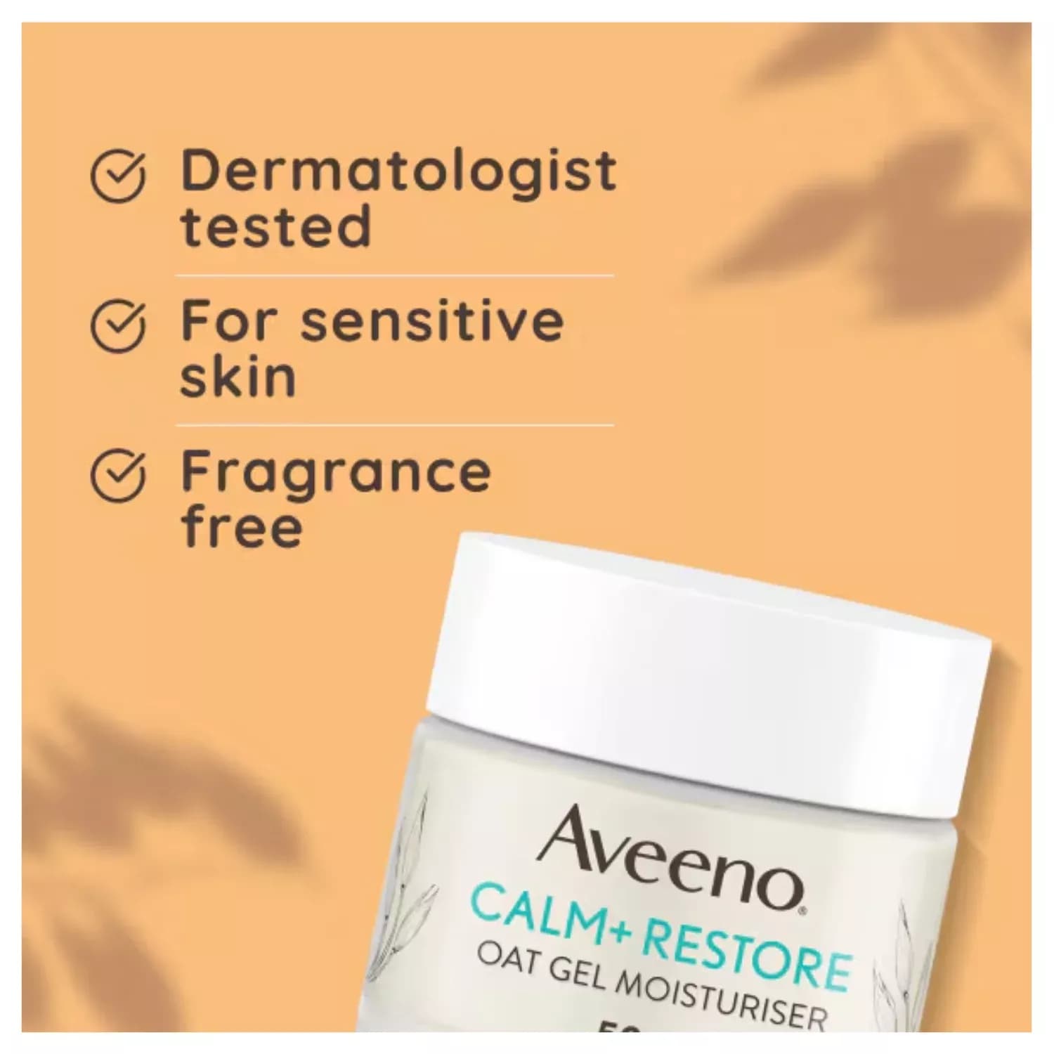 Aveeno Calm & Restore Oat Gel Moisturiser 50ml