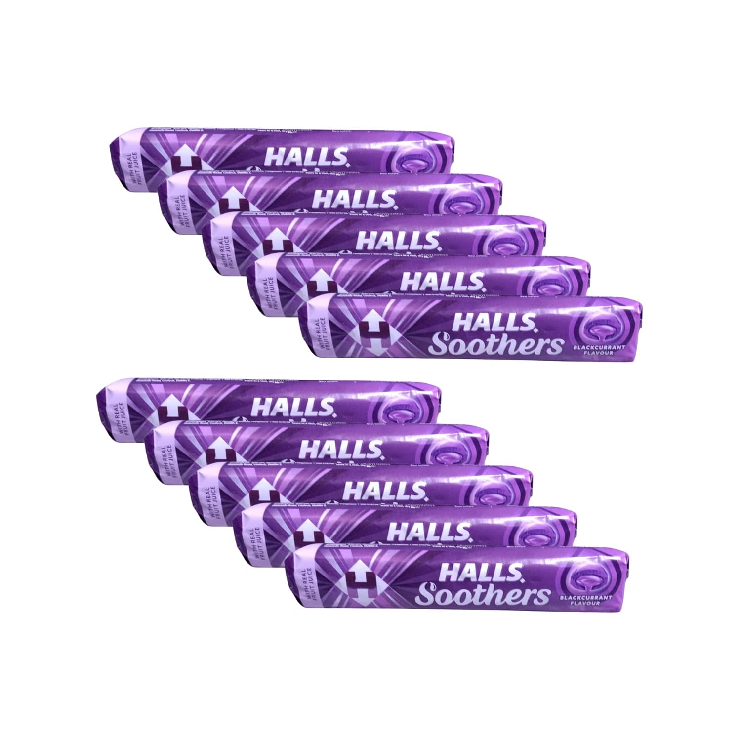 Halls Soothers Sweets, Blackcurrant 45g (2)