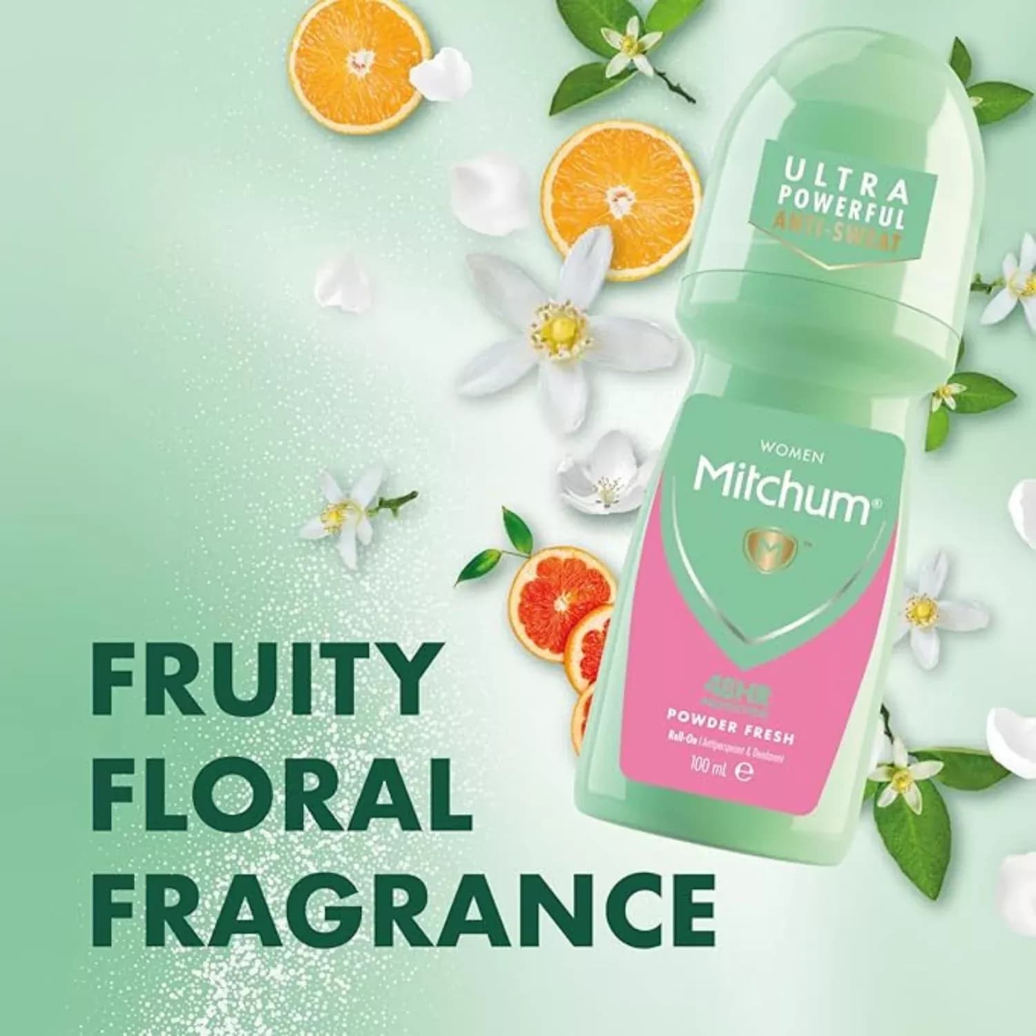 Mitchum Women 48hr Roll On Powder Fresh 100ml