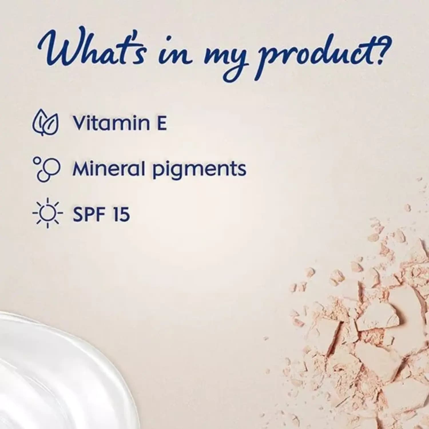 4x Nivea Moisturising Day Cream Natural SPF15 50ml