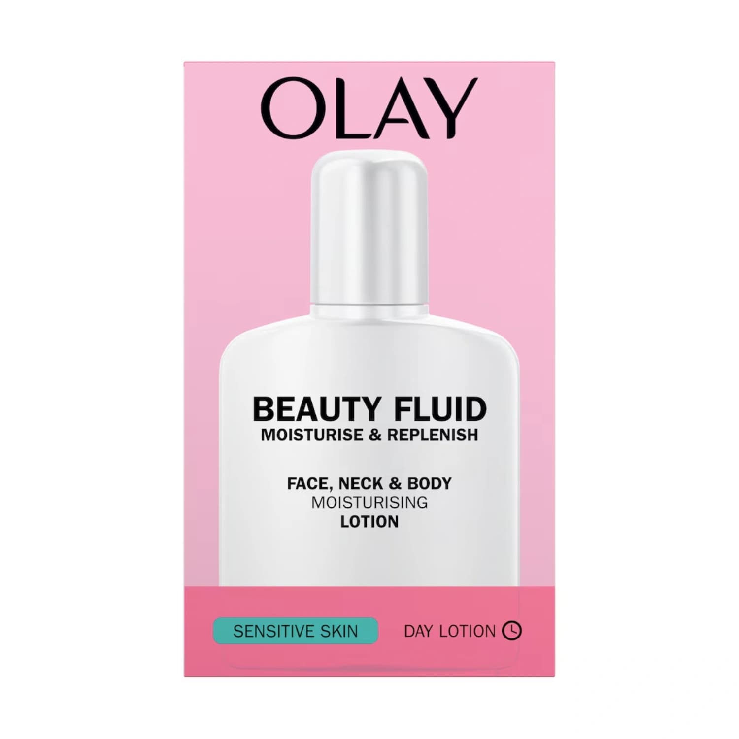 Olay beauty fluid sensitive moisturiser 200ml 1