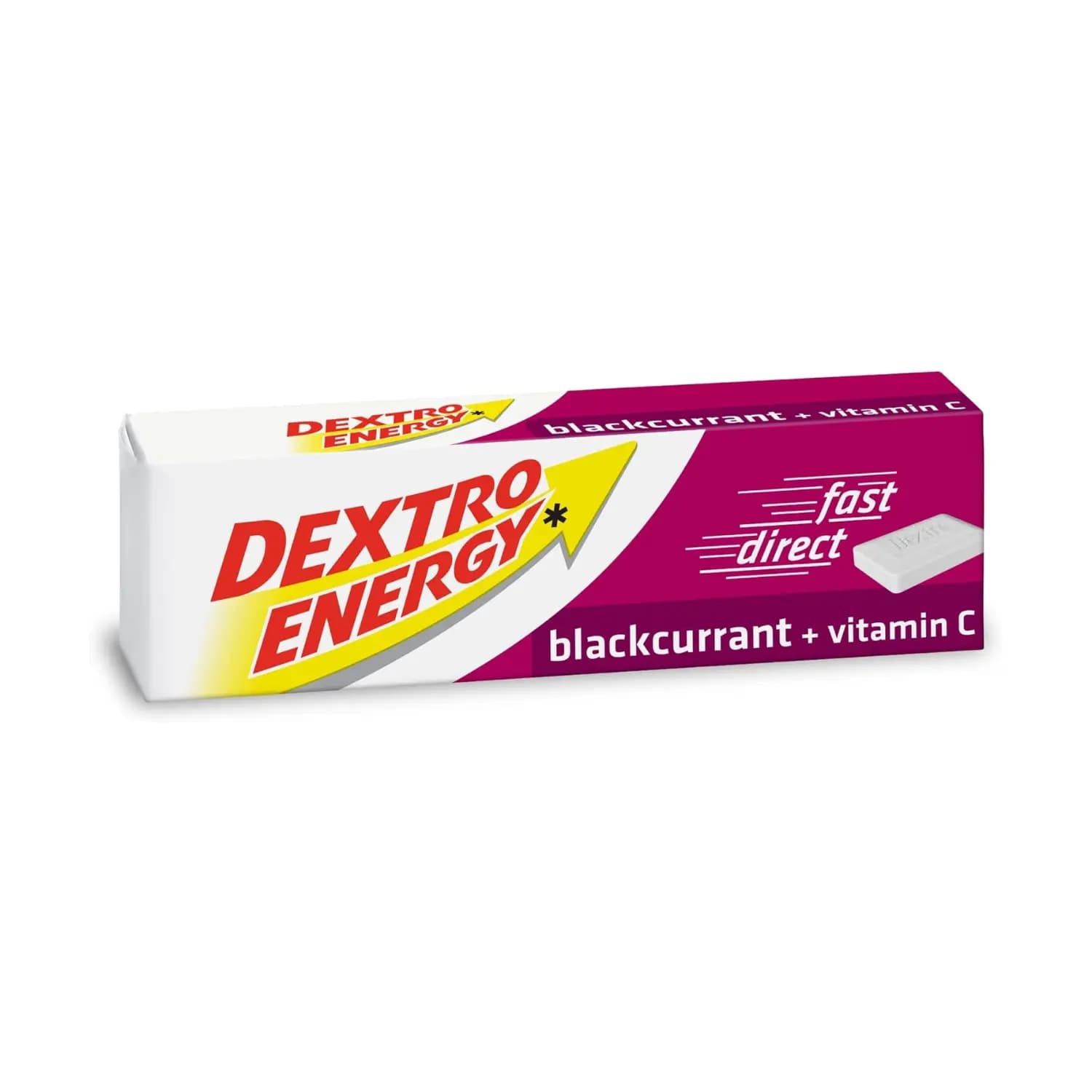 24x Dextro Energy Tablets Blackcurrant + Vitamin C 47g