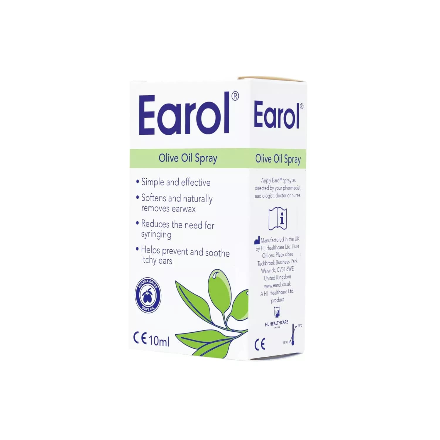 Earol Ear Wax Remover Olive Oil Spray 10ml