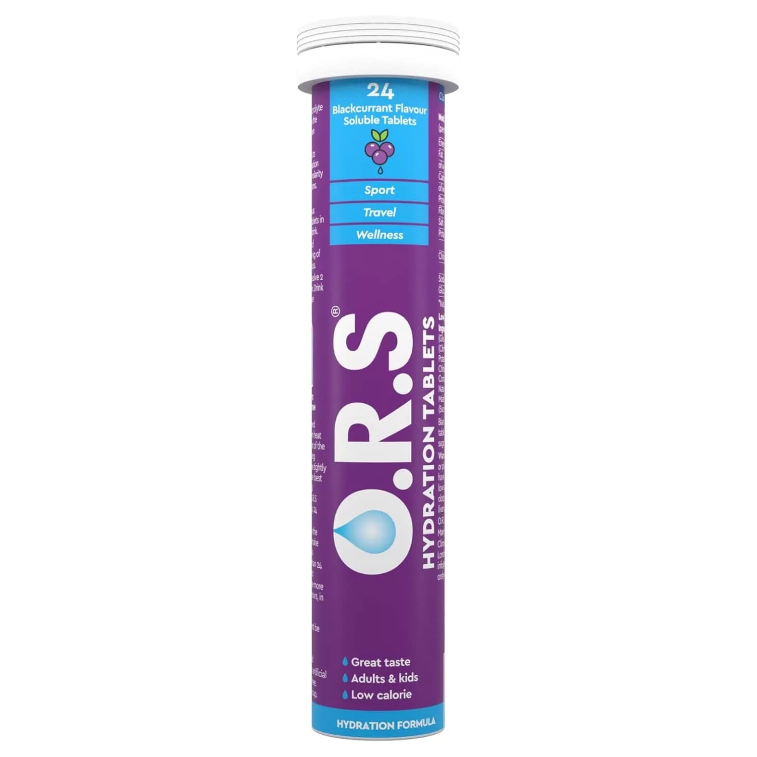 O.R.S. Hydration Blackcurrant 24 Tablets