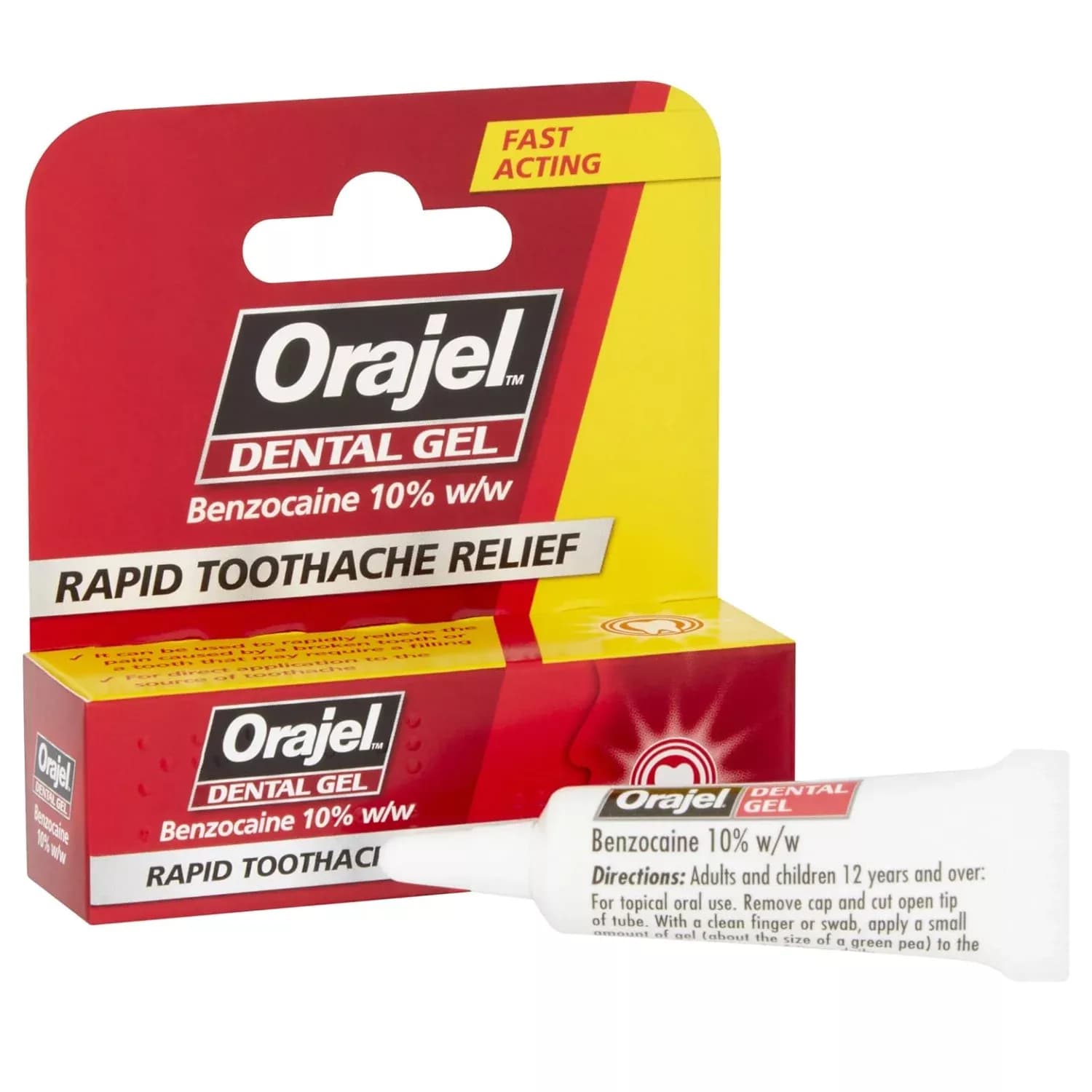 Orajel Dental Gel Toothache Relief 5.3g
