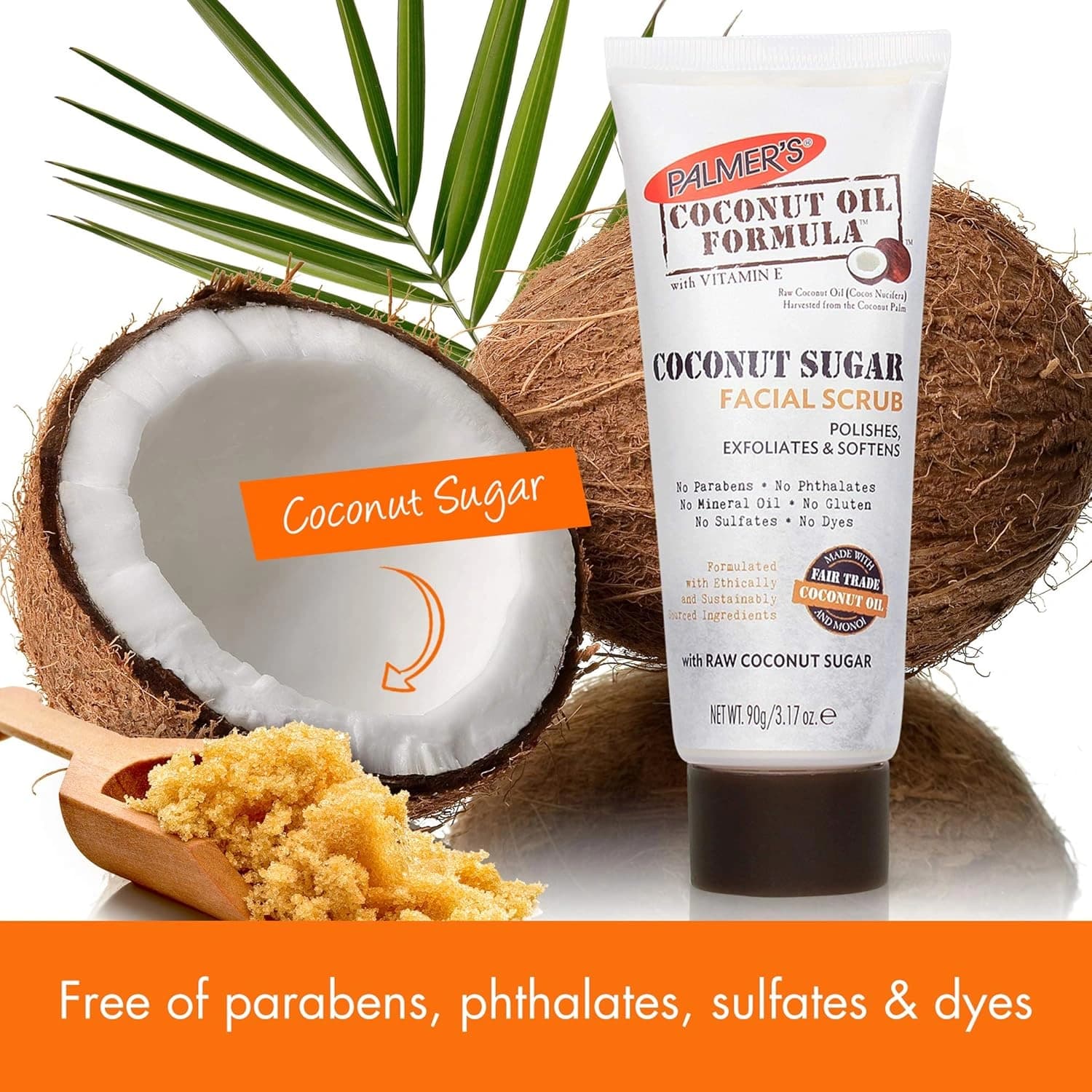 Palmers Coconut Sugar Facial Scrub 90g