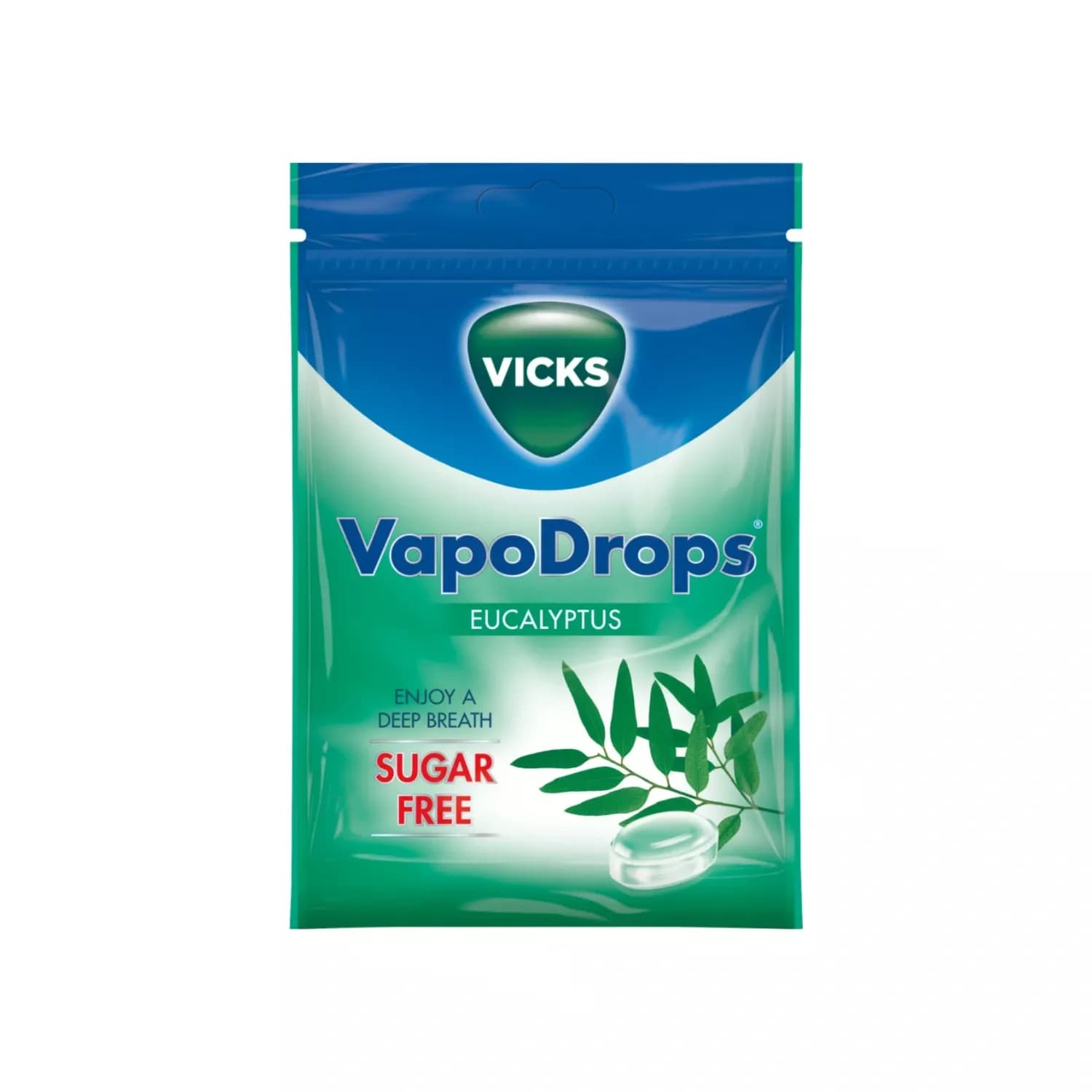 Vicks VapoDrops Eucalyptus Oil 72g – Pack 10