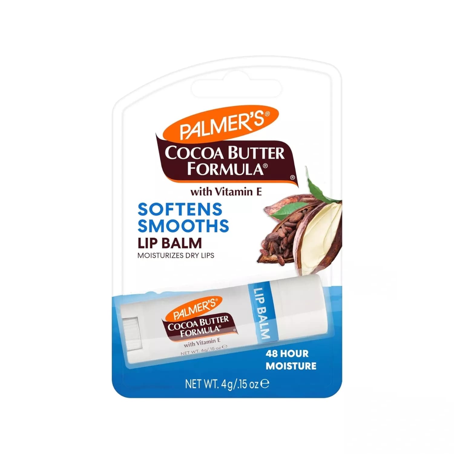 Palmer’s Cocoa Butter Formula Moisturizing Lip Balm SPF 15, 4g x 3 Packs