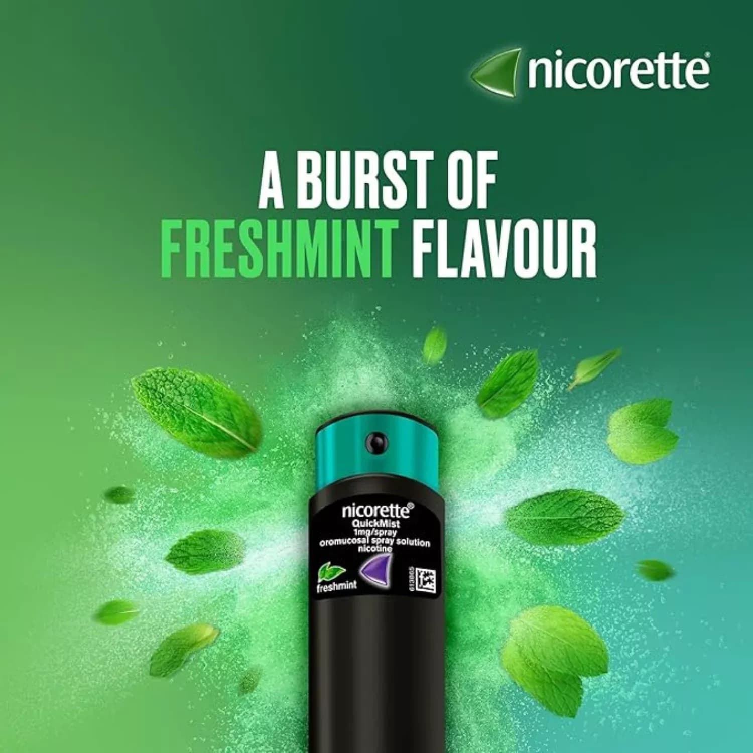 Nicorette Quickmist 1mg Freshmint Mouthspray 2 X 150 Spray