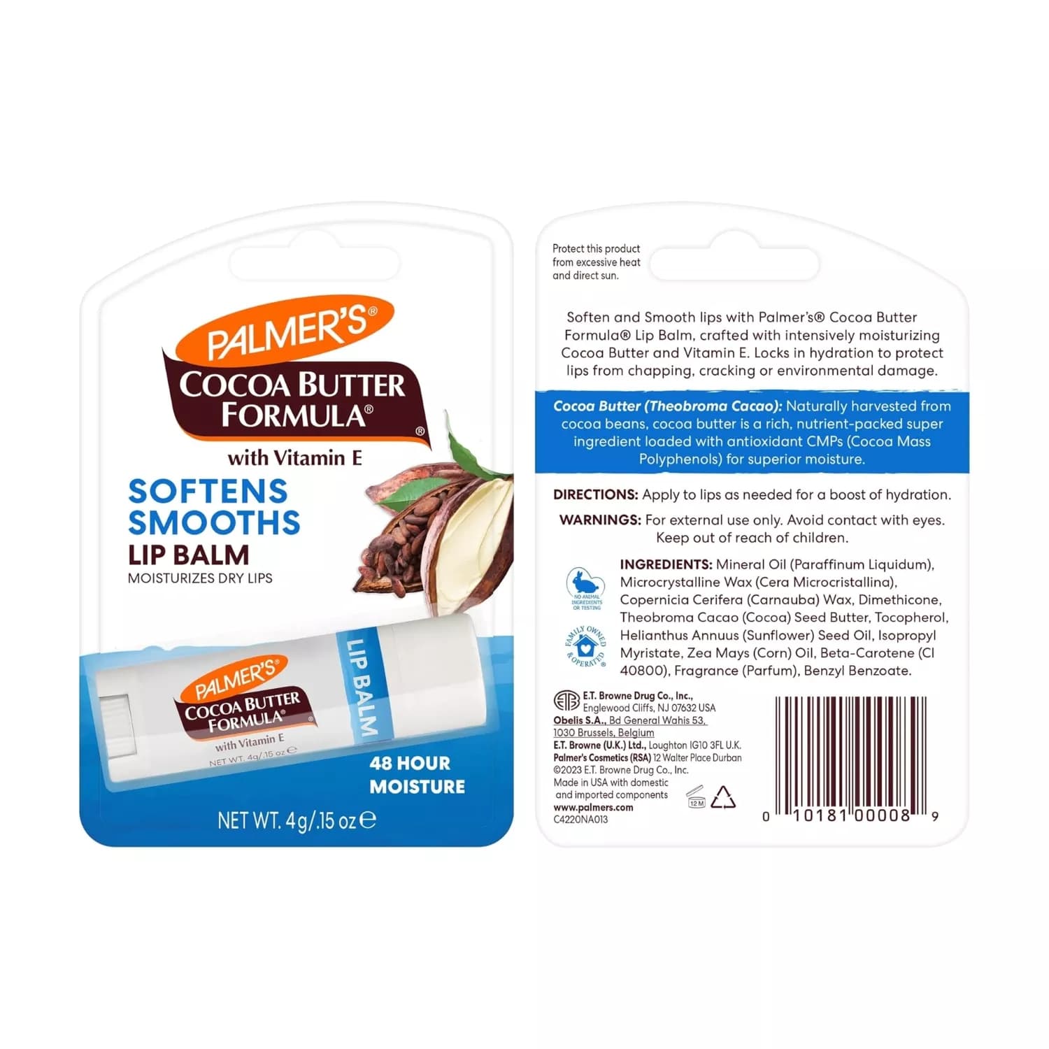 Palmer’s Lip Balm Cocoa Butter Formula Ultra Moisturizing SPF15, 4G