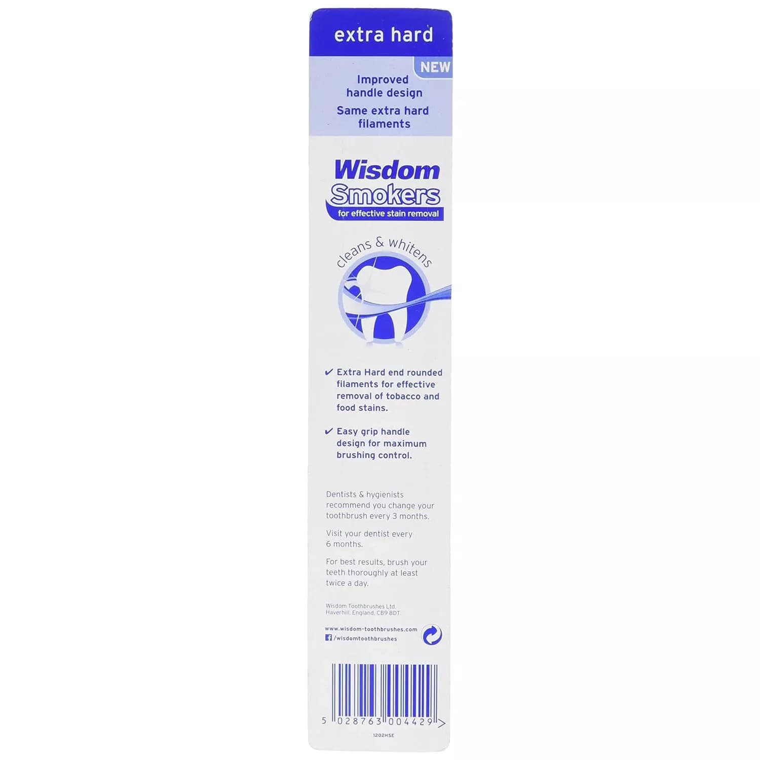 Wisdom Smokers Extra Hard Toothbrush