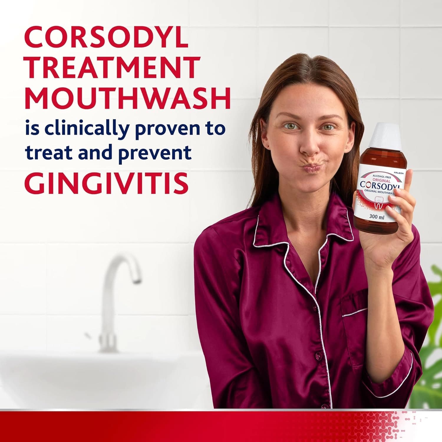 Corsodyl Mouthwash Alcohol Free Original 300ml