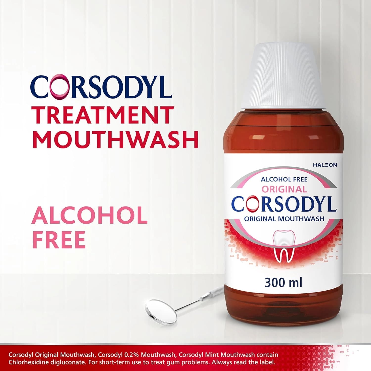 Corsodyl Mouthwash Alcohol Free Original 300ml
