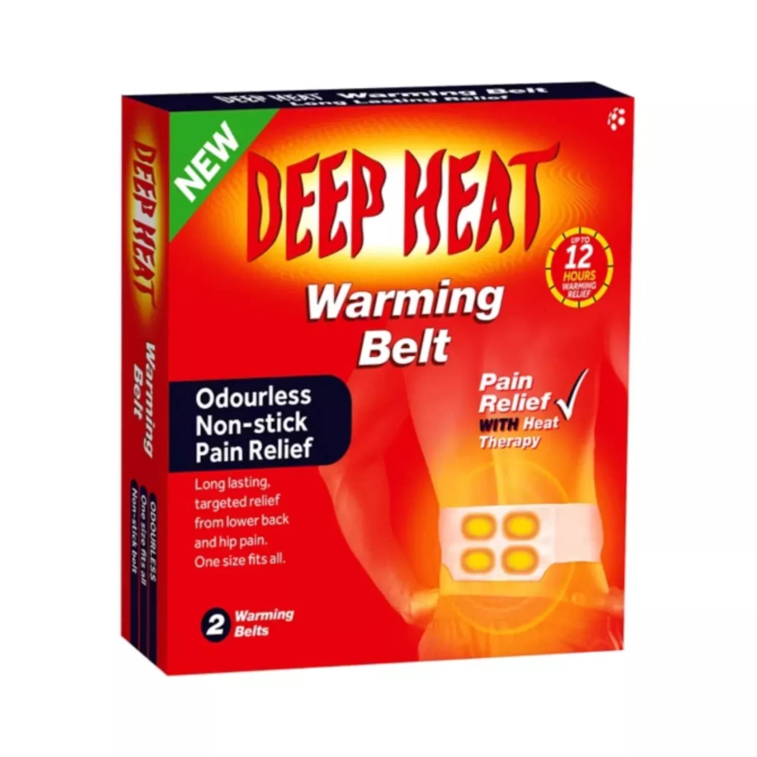 Deep Heat Warming Belt Long Lasing Pain Relief 2 Belt