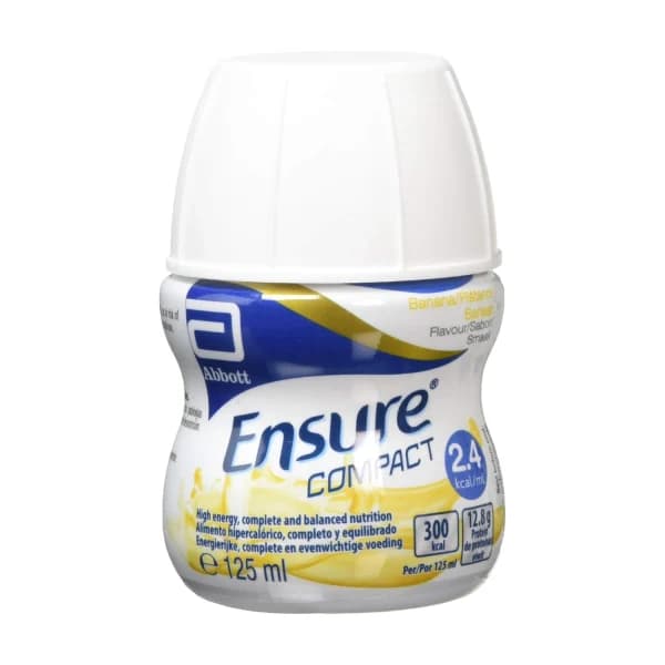 Ensure Compact Banana 4 x 125ml