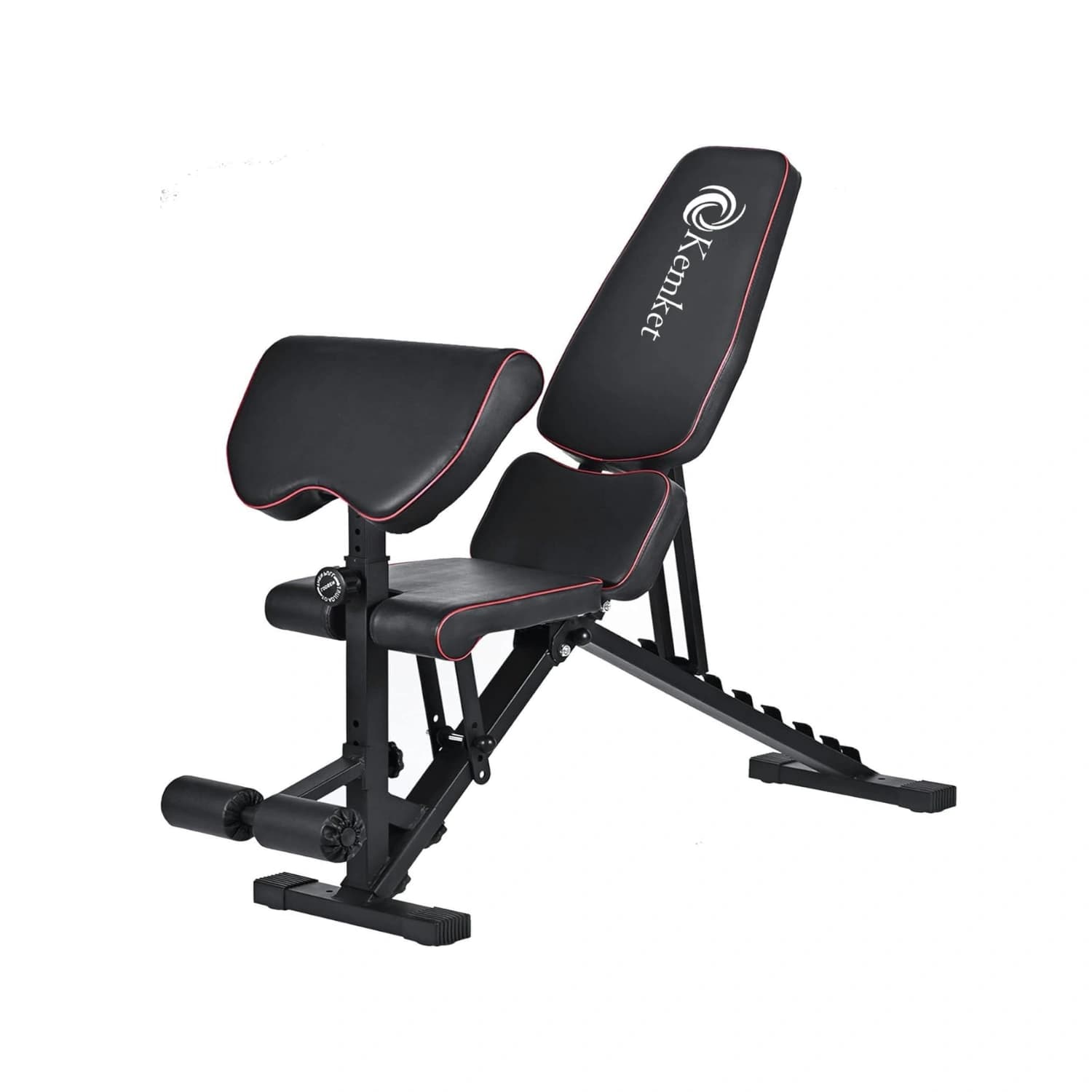 Kemket Adjustable Weight Bench for Full Body Workout, Foldable sit up Bench