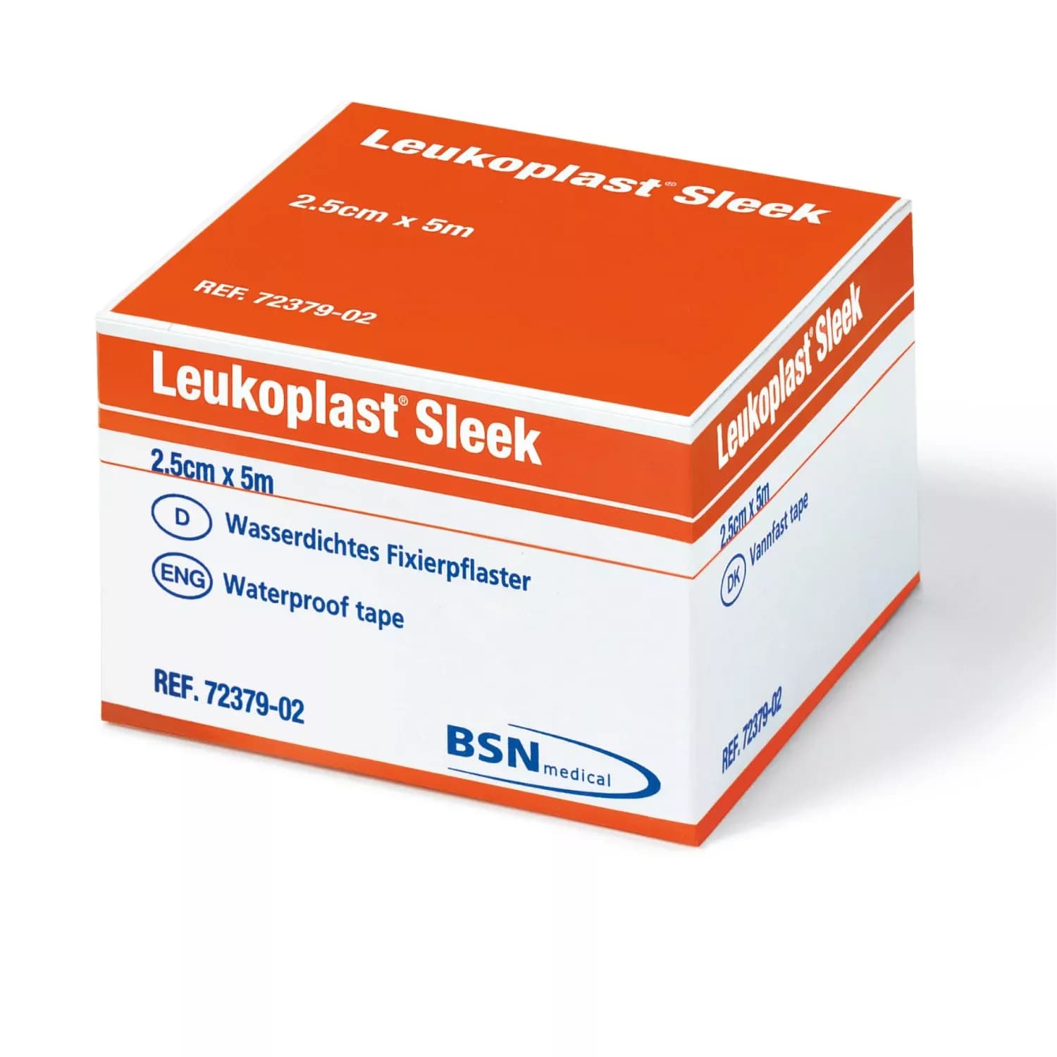 Leukoplast Sleek High Strength Waterproof Adhesive Tape 2.5cm x 3m