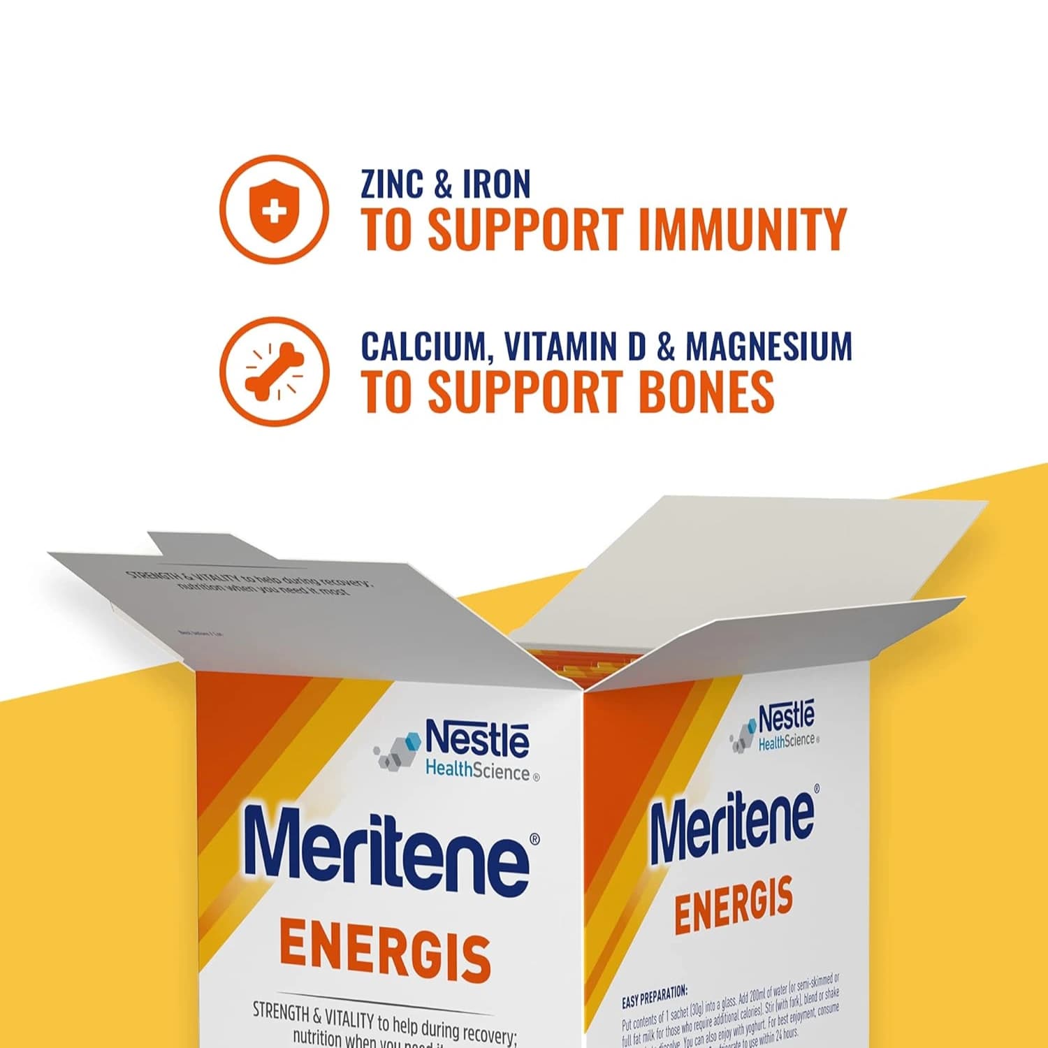 Meritene Energis Chocolate Milkshake 15 Packs x 30g