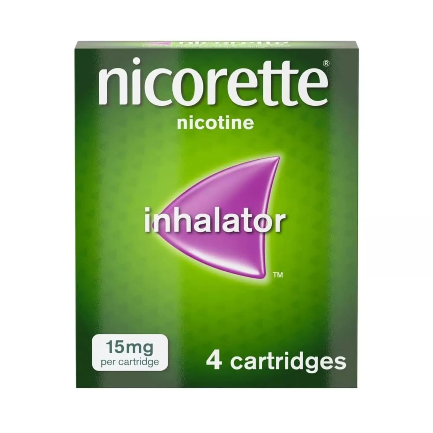 Nicorette 15mg Inhalator 4 cartridges