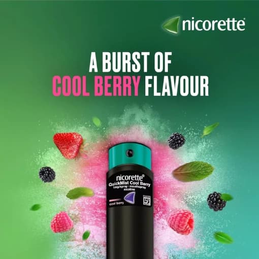 Nicorette QuickMist Cool Berry 1mg Spray Mouthspray