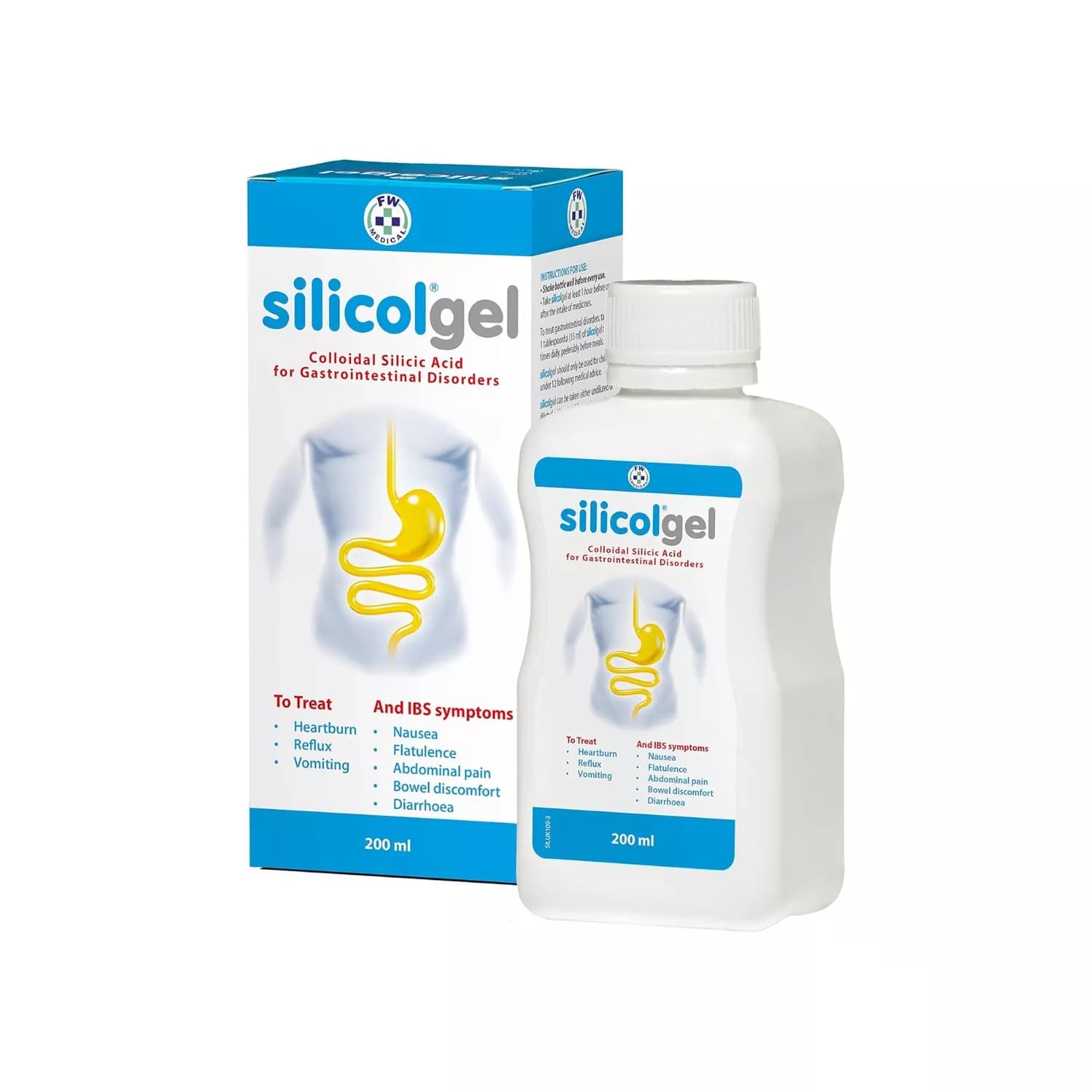 Silicol gel colloidal silicic acid 200ml