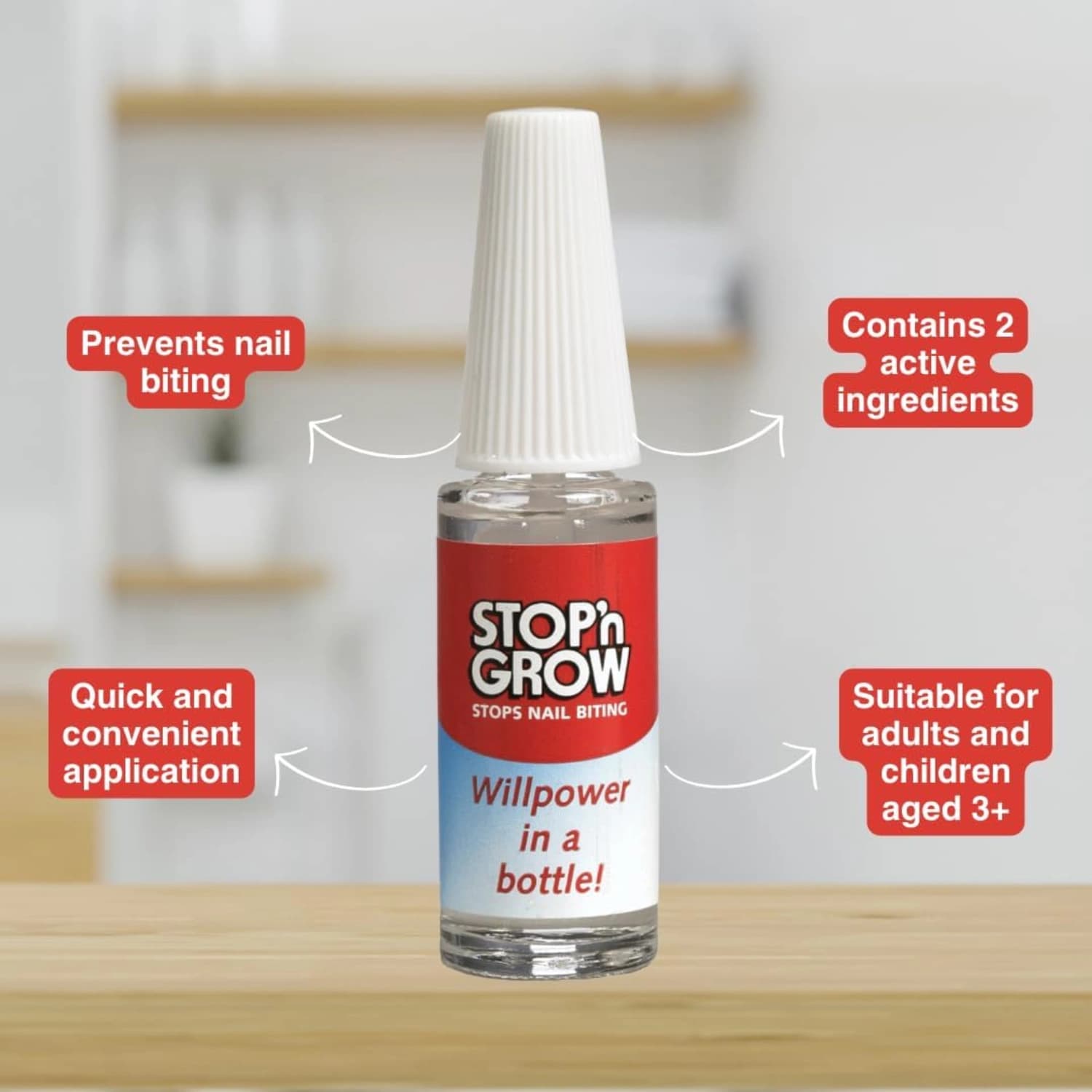 Stop’n Grow Stops Nail Biting Deterrent