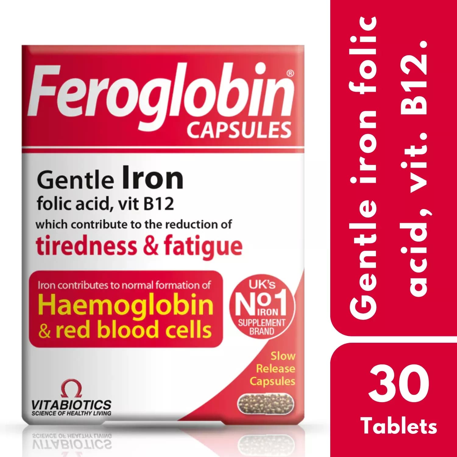Vitabiotics Feroglobin Capsules 30 Capsules