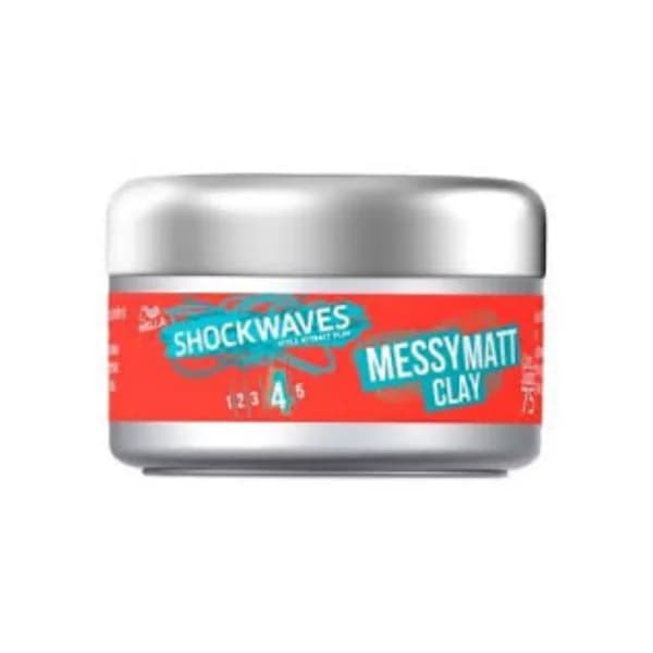 Wella Shockwaves Messy Matt Clay 75ml