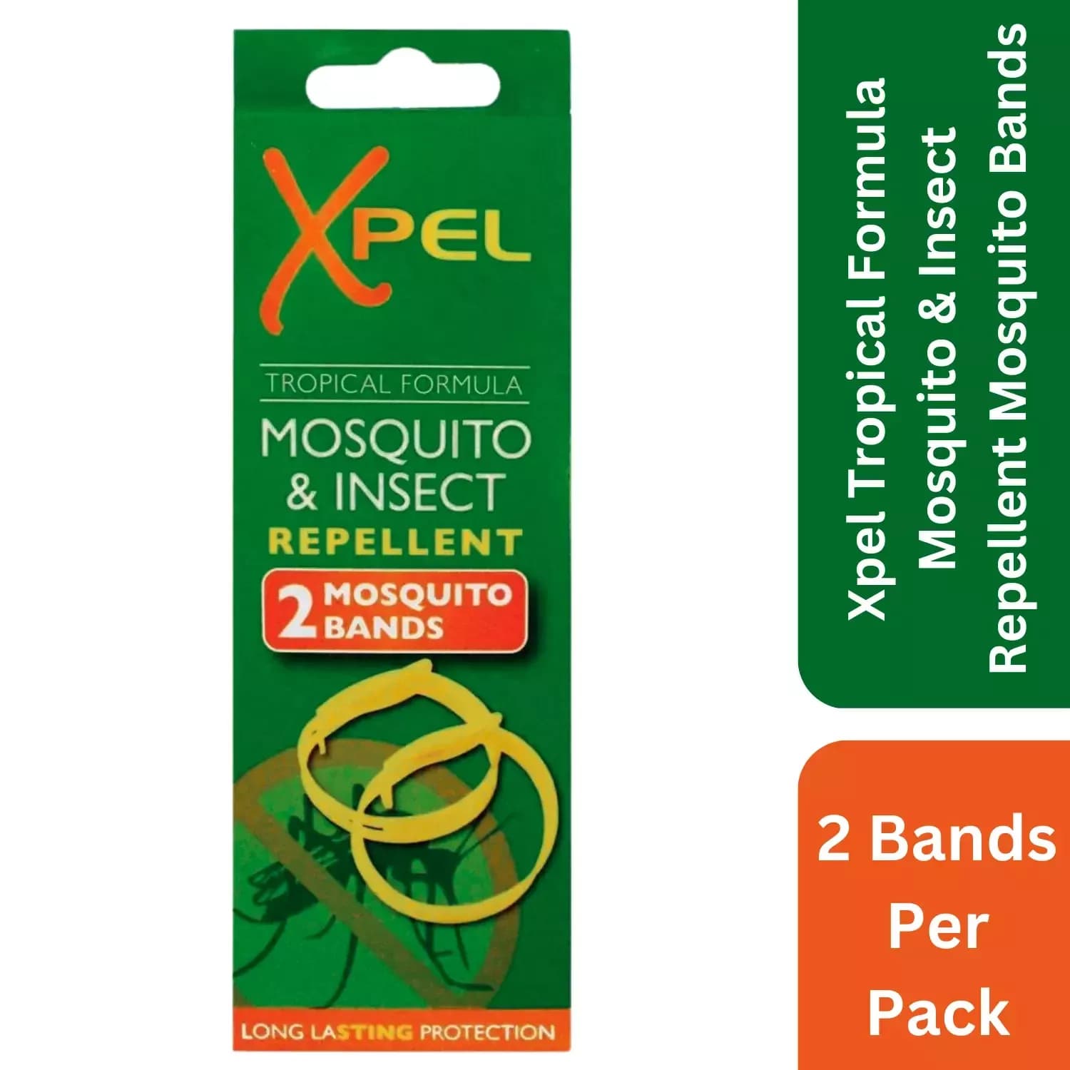 Xpel Mosquito & Insect Repellent Bands – 2 pack