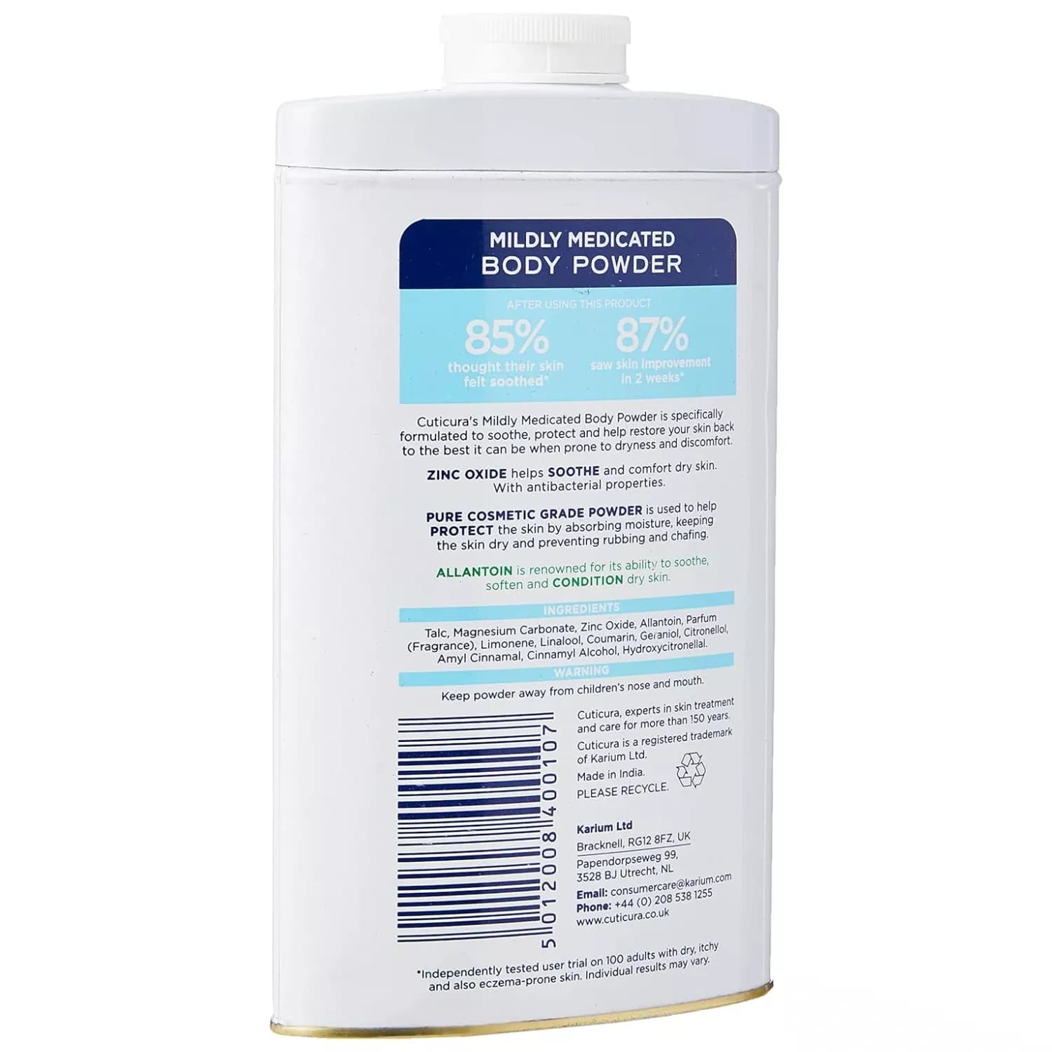 Cuticura Mildly Medicated Talcum Powder 250g
