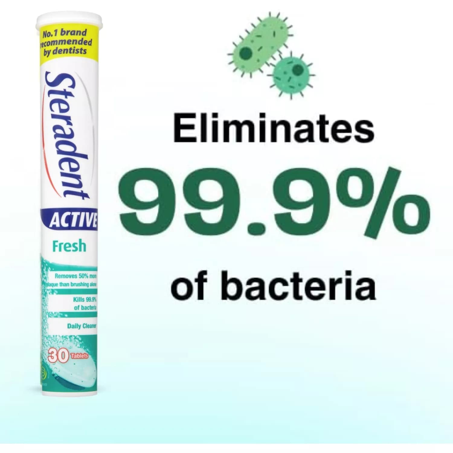 Steradent Active Fresh Denture Cleaner 30 Tablets