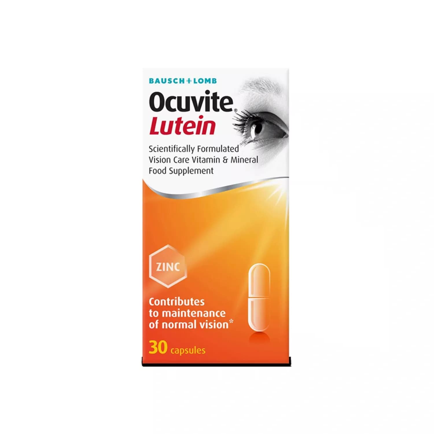 Bausch and Lomb Ocuvite Lutein – 30 Capsules