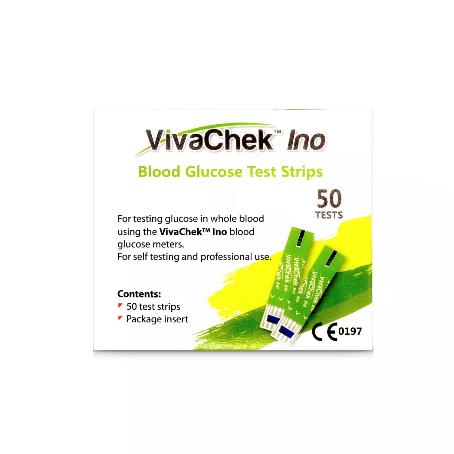 Vivacheck Ino Blood Glucose Test Strips – 50 Strips