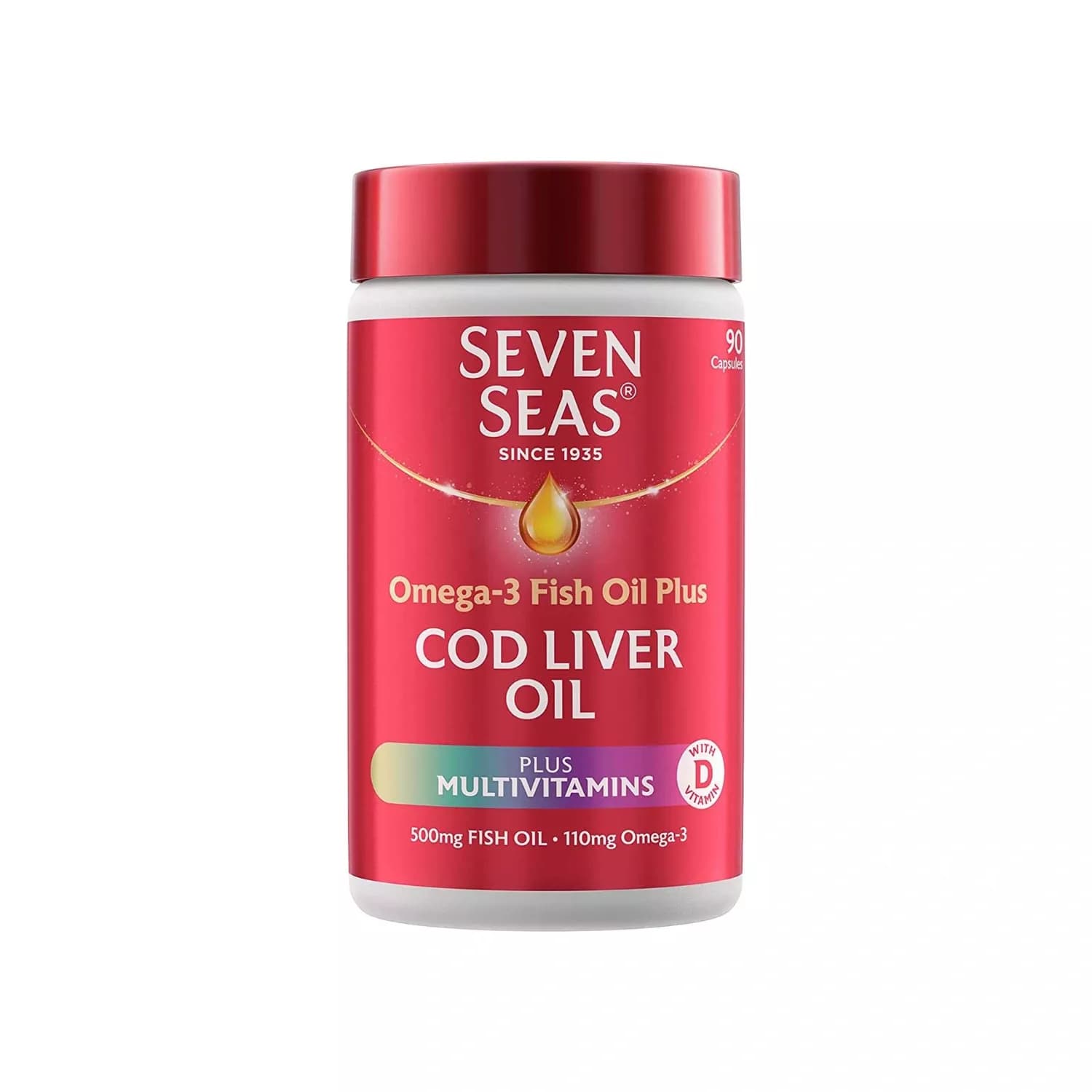 Seven seas cod liver oil and multi vitamins 90 capsules