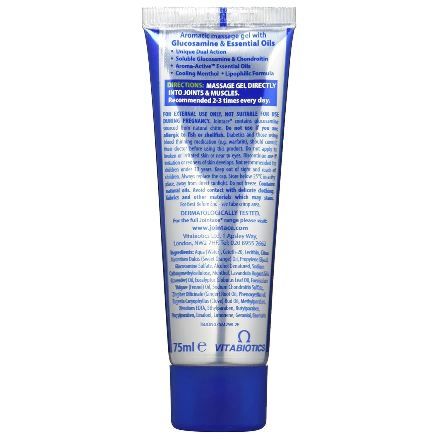 Vitabiotics jointace aroma activ massage gel 75ml 1
