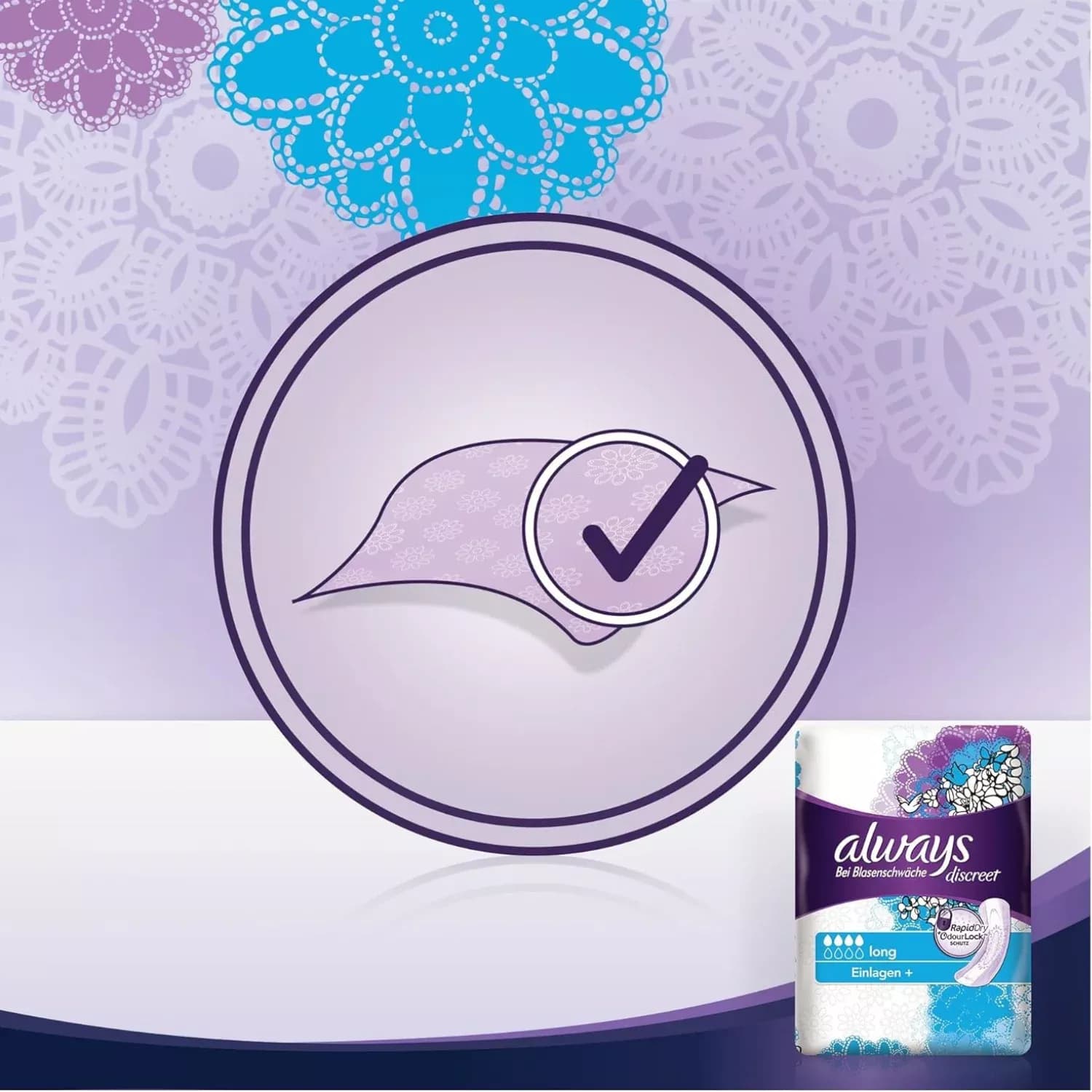 Always discreet incontinence pads plus long 10 pads 5