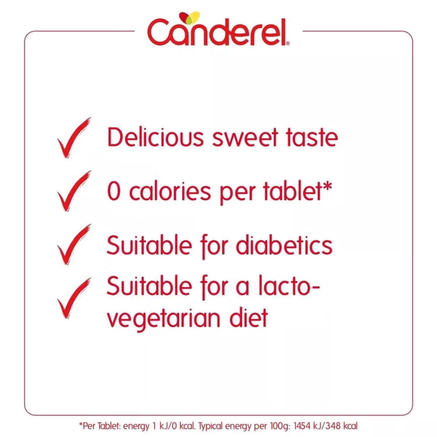 Canderel sweetener zero calorie 300 tablets 7