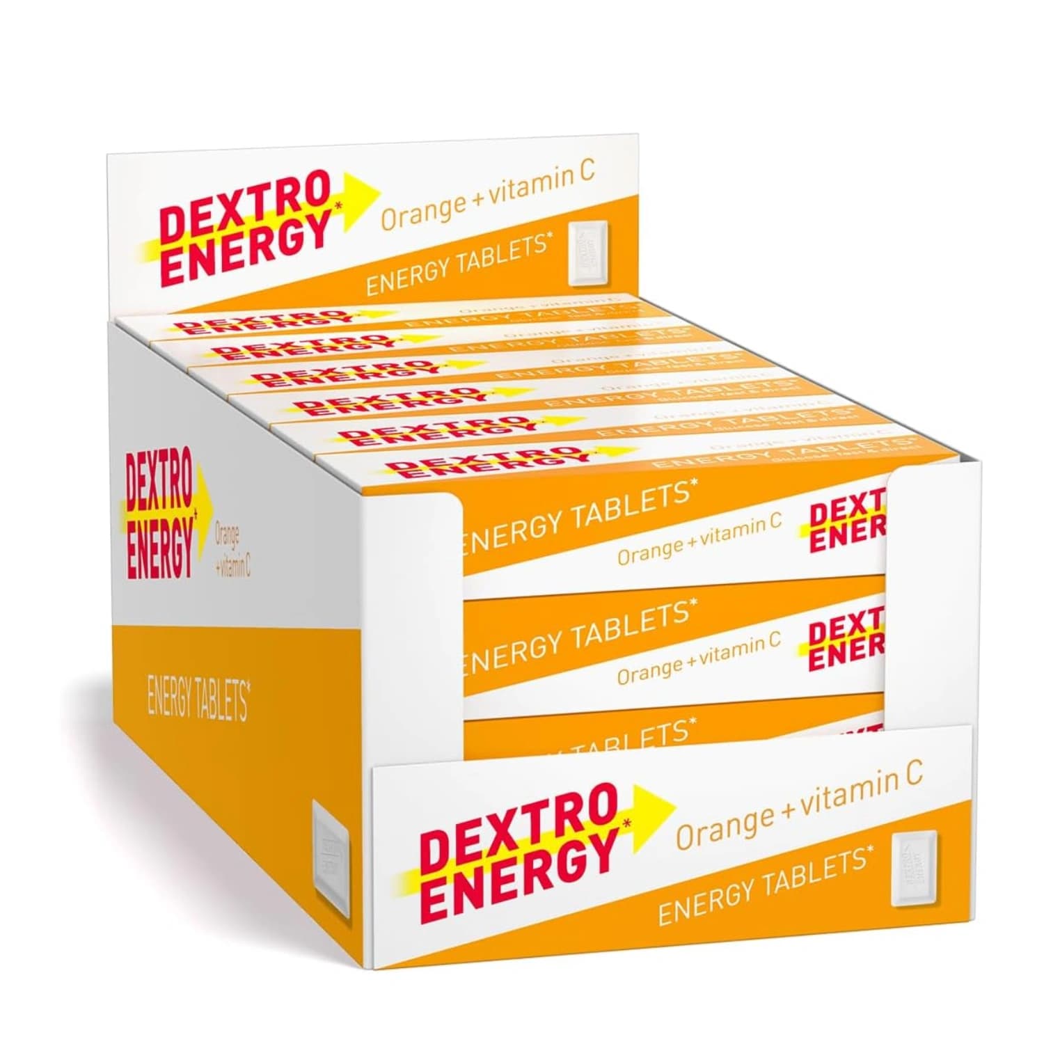 Dextro orange + vitamin c energy tablets twin pack (2)