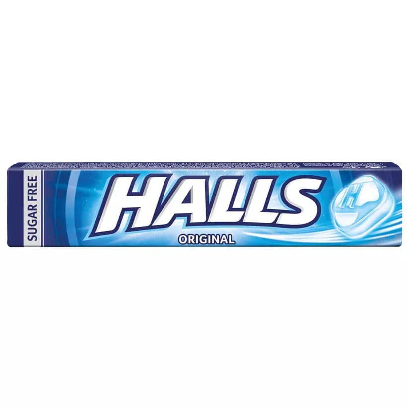 Halls mentho lyptus throat lozenges stick 1