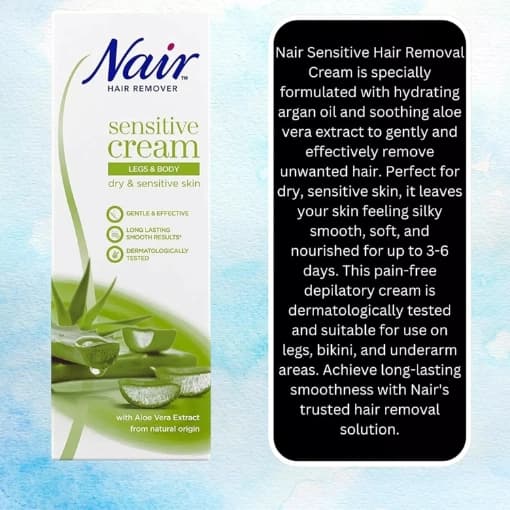 Nair sensitive hair removal cream 100ml 6