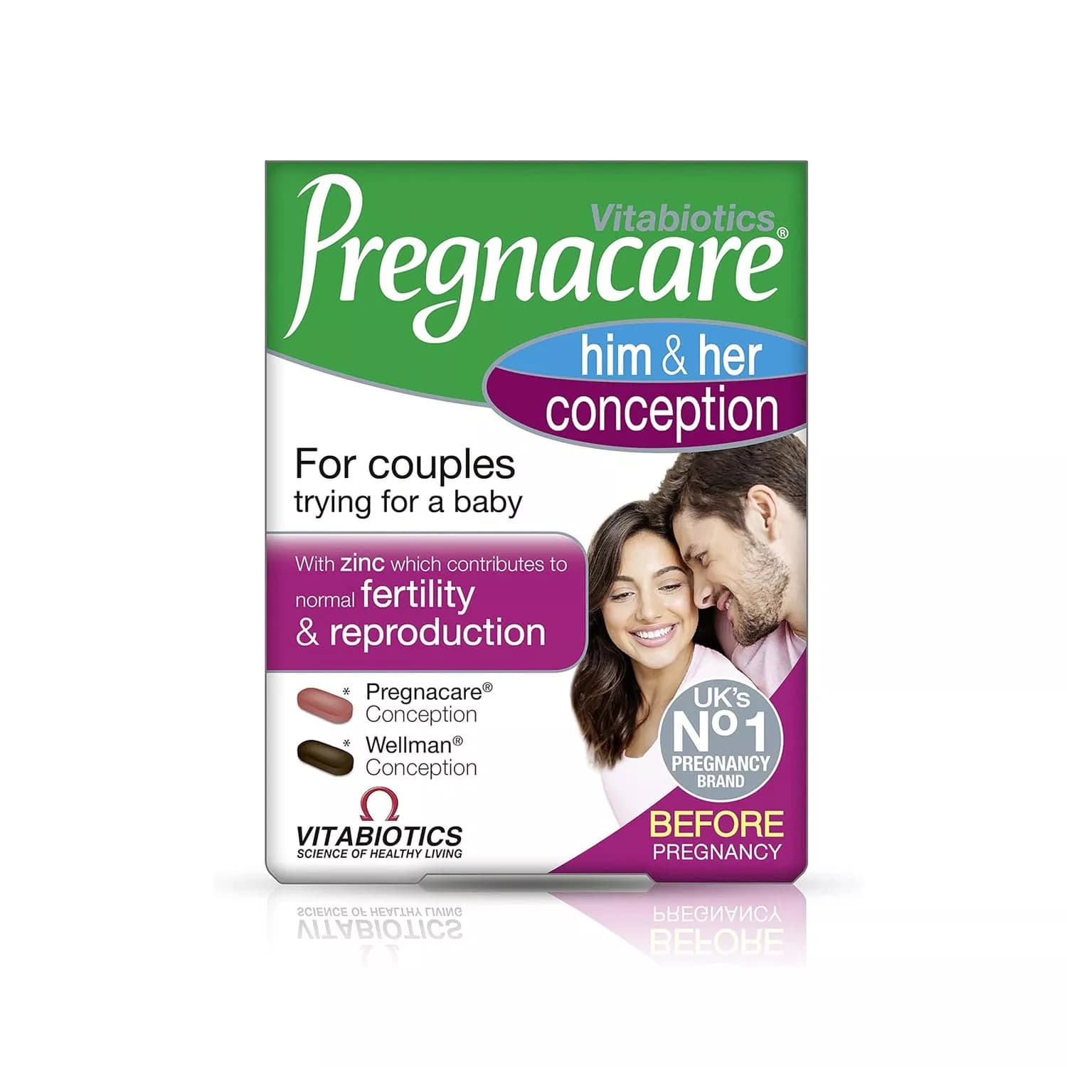 Pregnacare conception fertility and reproductive health support for couples trying for a baby