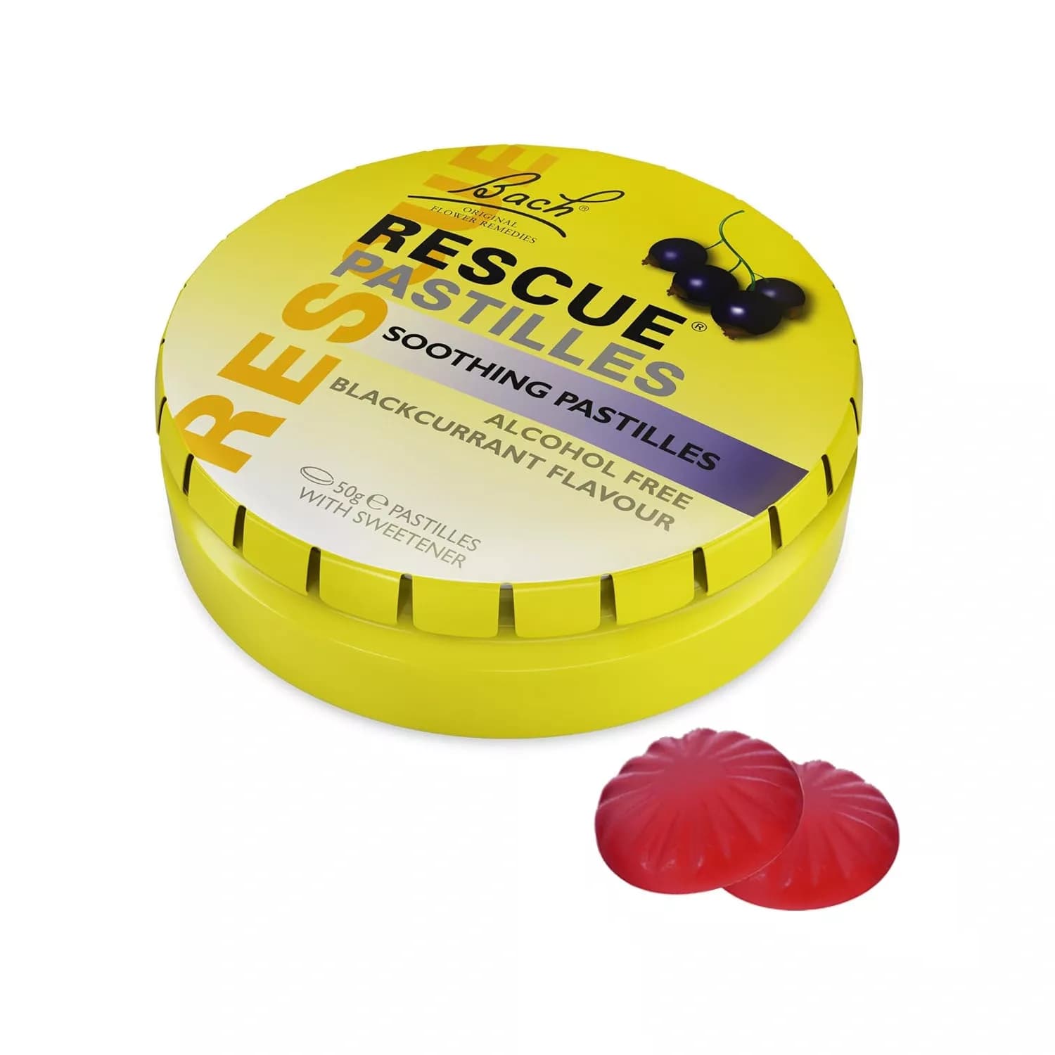 Rescue remedy pastilles blackcurrant 50g